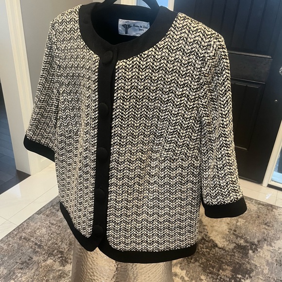 Vintage Anne de Villers Paris jacket blazer size medium / large cute🖤 - Picture 13 of 17